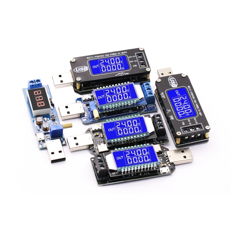 好货DC-DC USB升压电源稳降压模块板桌面电源模块5V转3.3V 9V 12V