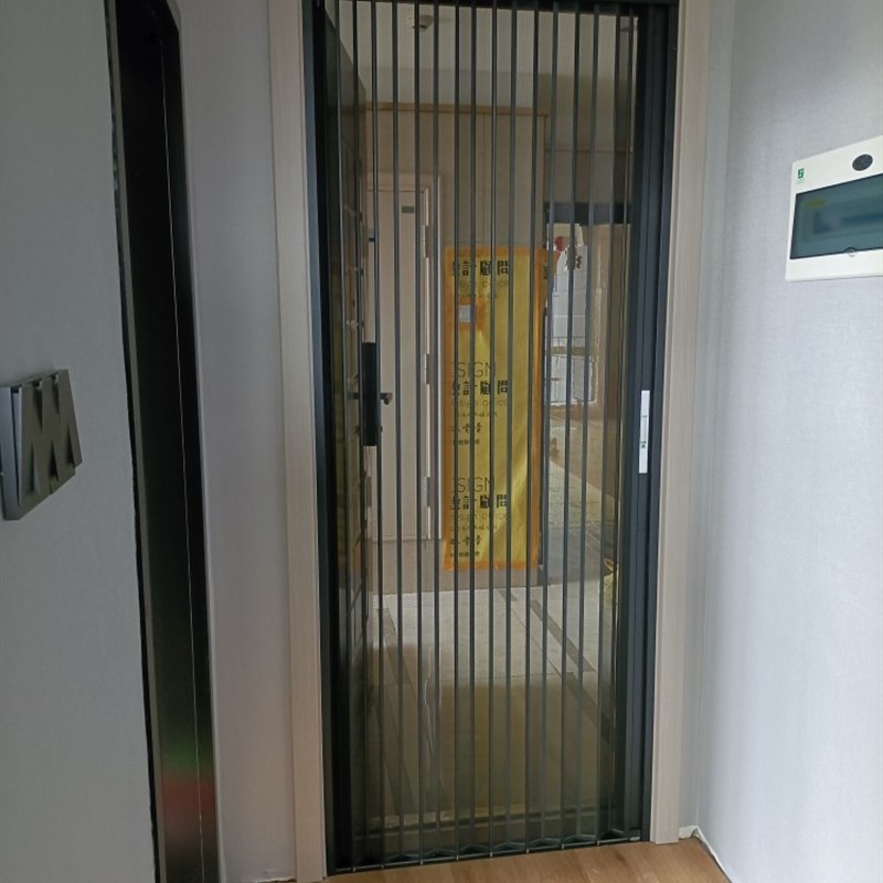 赣州直销纱门 百褶门 铝板折叠纱门 防护安全金刚网纱窗纱门