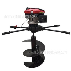 好货林业机械汽油动力挖坑机 园林小型施肥打坑机 篱笆打桩挖洞机