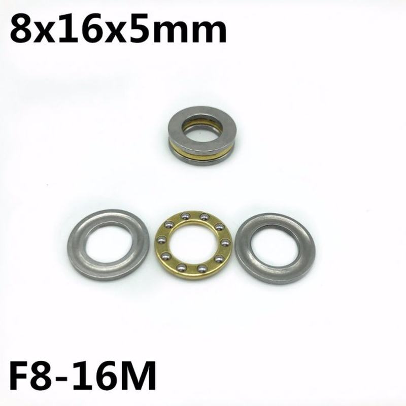 50Pcs F8-16M 8x16x5 mm Axial Ball Thrust Bearing plane thrus