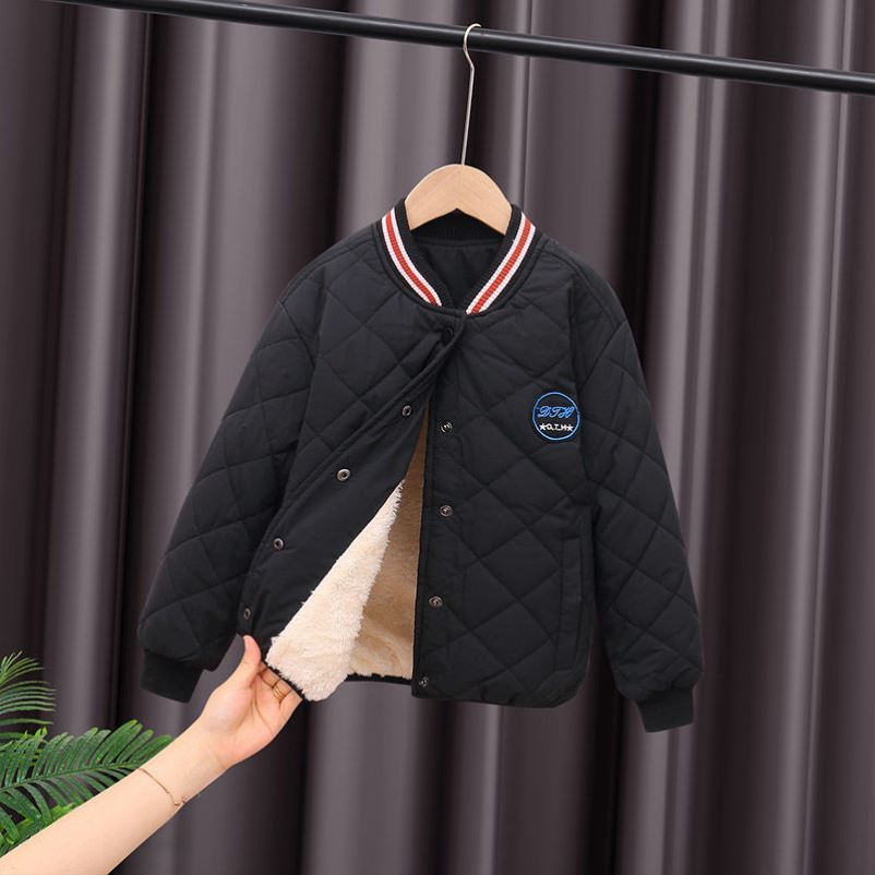 好货校服神器棉衣内胆棉服儿童加绒加厚男女中大童小学生羊糕绒内
