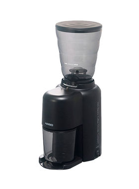 电动磨豆机家用小型手冲咖啡豆研磨机全自动磨粉器粉碎机黑色【+