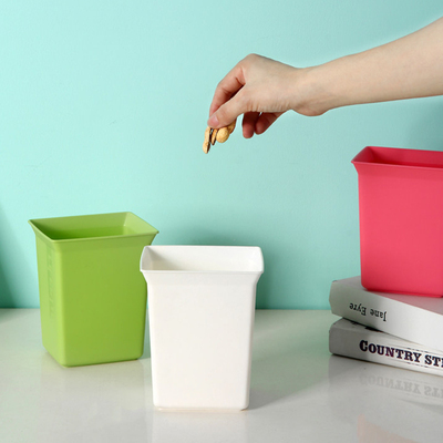 极速3054收纳盒塑料小号桌面杂物笔筒储物盒垃圾桶t-3054酒店工具