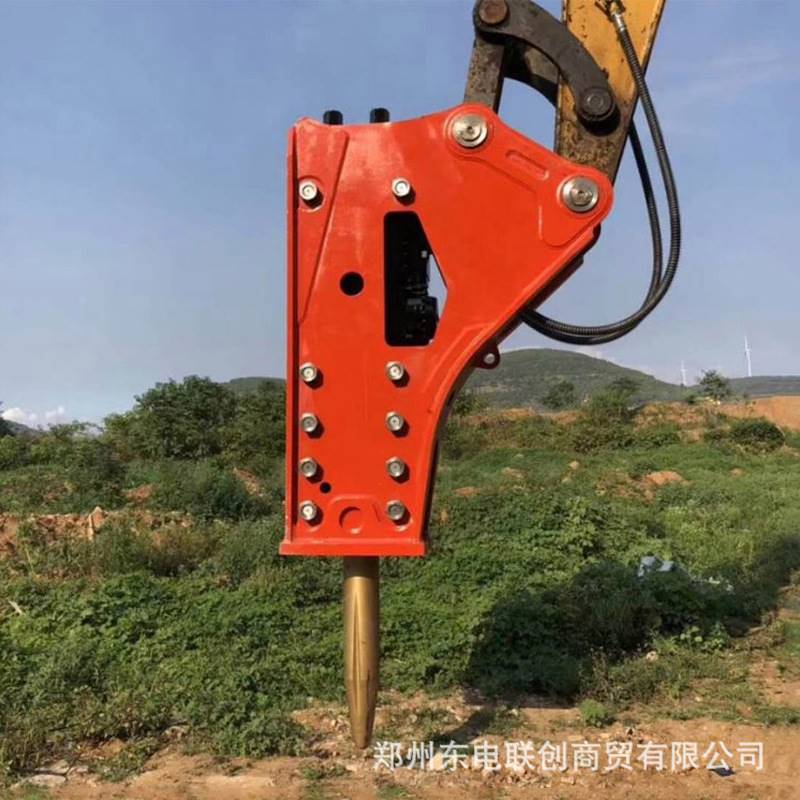 新品挖土机液压破碎锤怪s手炮头破碎锤炮机炮锤钎杆挖土机长臂液