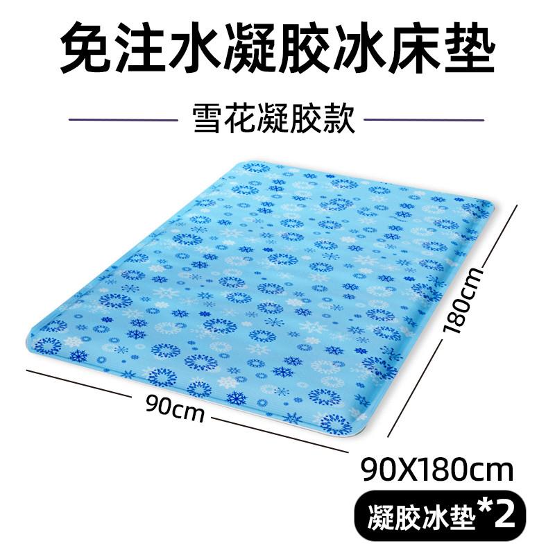 新品凝胶冰垫床垫冰枕头夏季学生宿舍免注水单双S人凉席沙发垫降