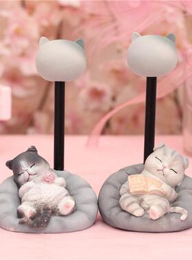 可爱创意猫咪小夜灯摆件男生女生家居桌面装饰学生儿童生日礼物