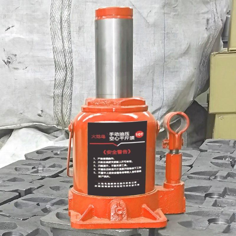 10吨空心千斤顶通孔中空穿丝杆可横向水平螺干使用取套拉缸30压套