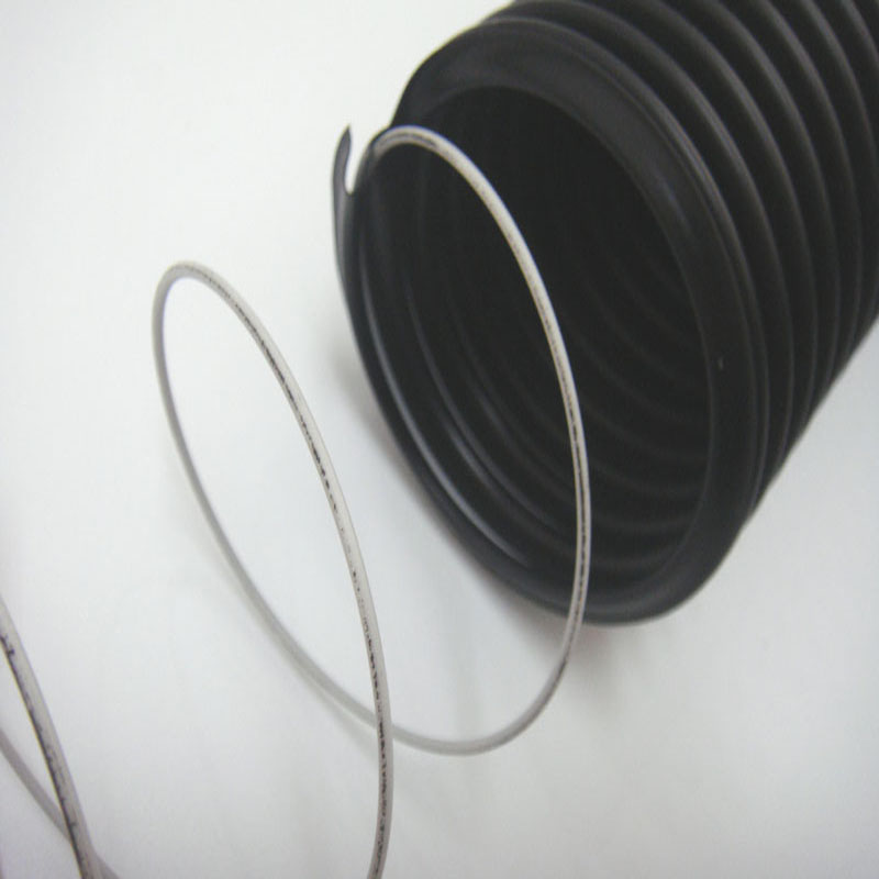 25 32 38 50 70 弹簧管拉伸10M黑色PV钢丝软管吸尘管工业软管风管