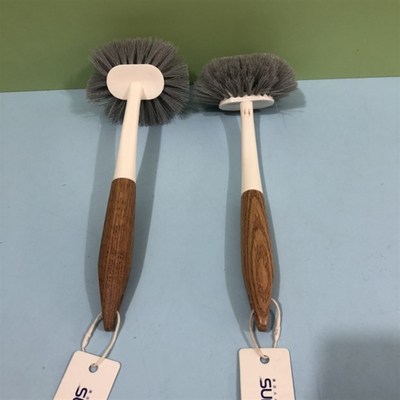 祥泰1302实木长柄清洁刷家用洗锅刷洗碗刷厨房可挂式水槽灶台刷子