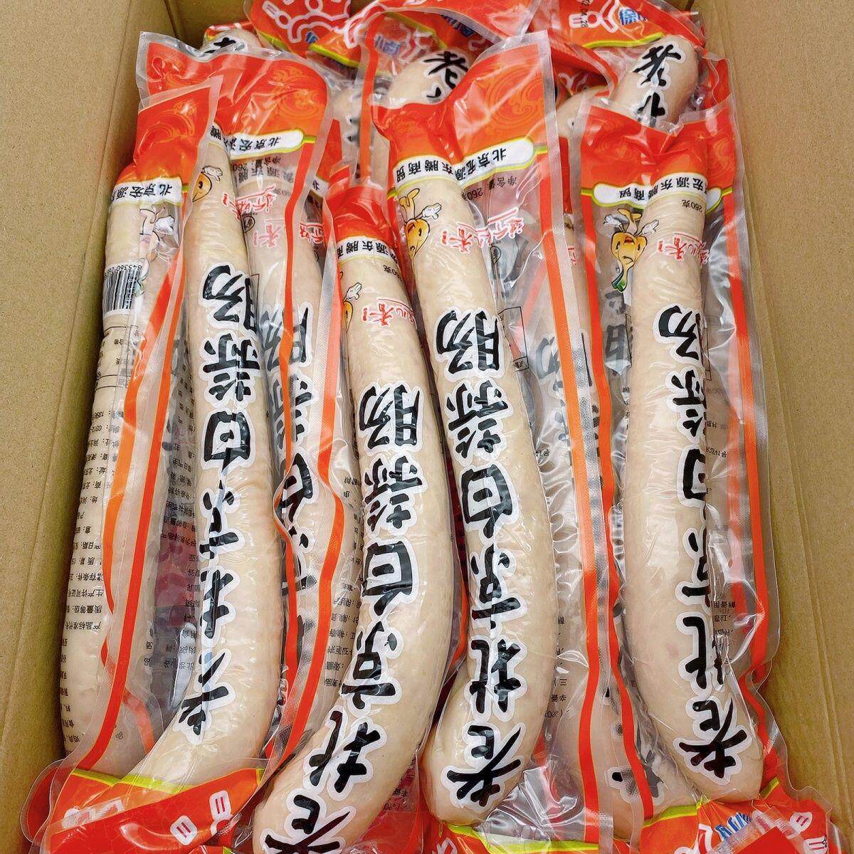 老北京风味特产白色大蒜肠260g徐小卤蒜味香肠火腿熟食开袋即食