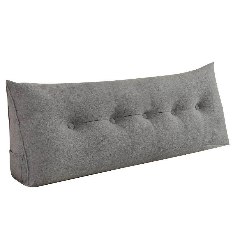 新款简约云朵绒床头软包三角大靠背床上护腰靠垫榻榻米靠枕可拆洗,居家布艺,抱枕被,淘宝优惠券,粉丝福利购,淘宝优惠卷