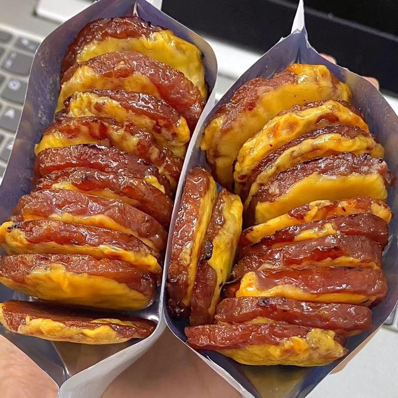 【保证好吃】芝士炭烤猪肉脯礼袋肉干独立包装即食解馋休闲小零食