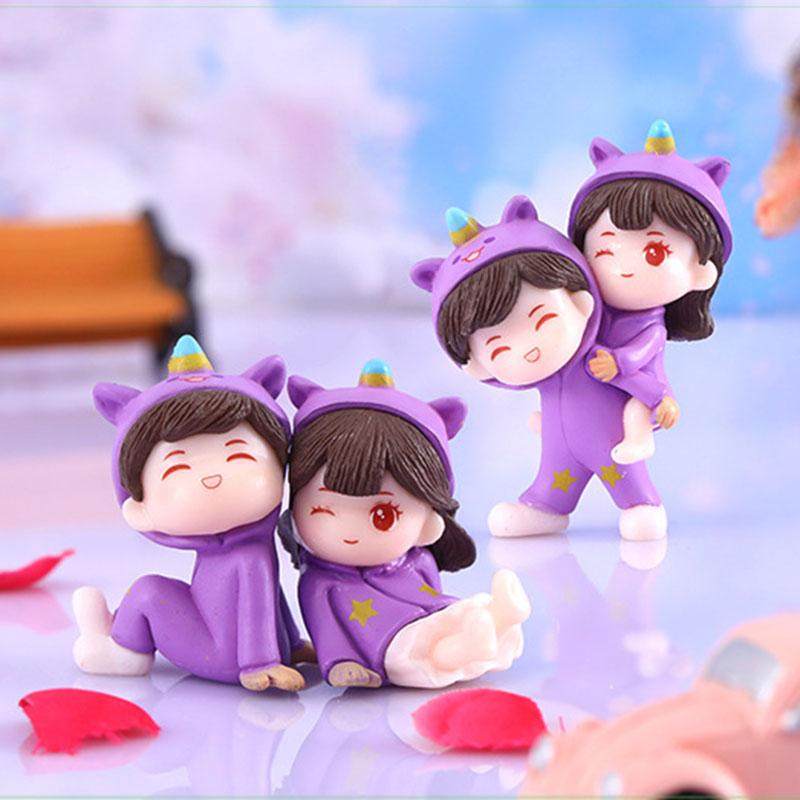 可爱睡衣情侣摆件塑料卡通小人创意手工蛋糕装饰微景观花盆摆设,机械设备,矿山专用设备,淘宝优惠券,粉丝福利购,淘宝优惠卷