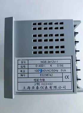 NGE-3412V-1 K/E  上海亚泰温度控制仪 工业控温智能仪表 控制器