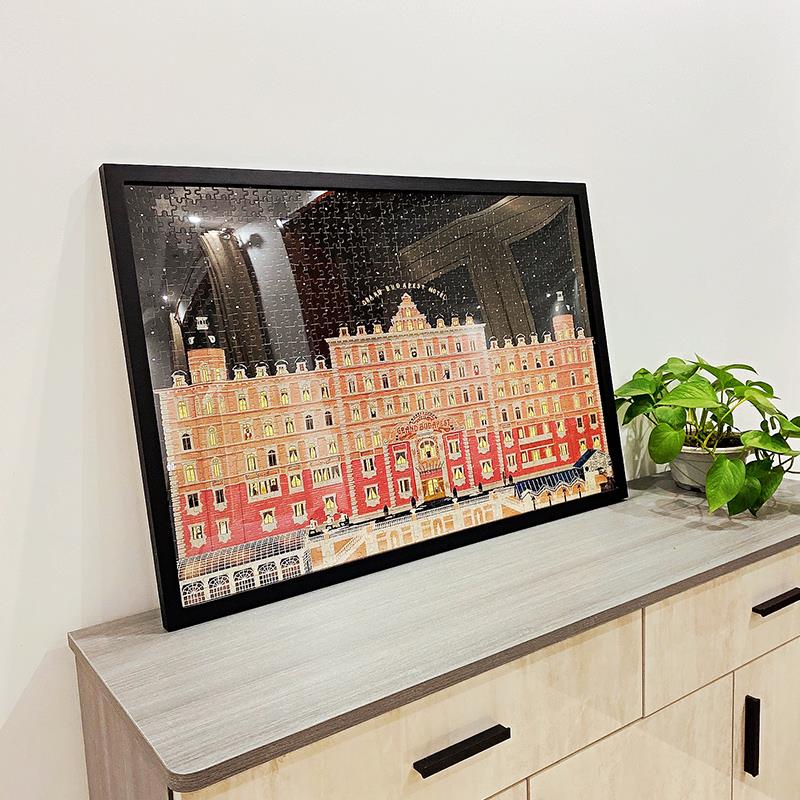 拼图相框框架装裱简约50x70 75厘米1000片2000片画 画框空框挂墙