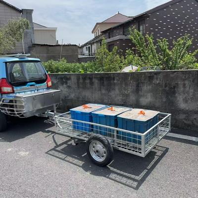 汽车后挂式小推车拖斗拖挂车沙滩车三轮车卡丁工具推车（不包邮）
