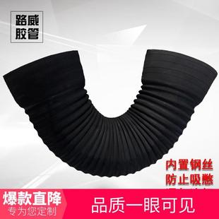 汽车进气管改装 800mm 空滤连接橡胶管变径软管空气管黑大小头变径