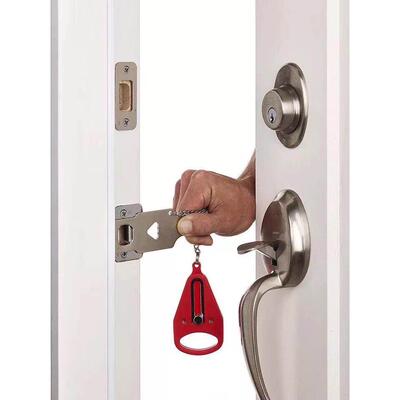Portable lock 安全门扣锁 便携临时房门挡 顶门器阻门器 防盗锁