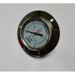 轴向带边油压压力表 LEEMlN 直径63mm 压力40mpa/400bar 牙pt1/4