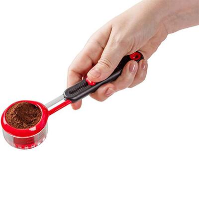 可调节量勺塑料带刻度量勺可调节量匙Adjustable Measuring Scoop