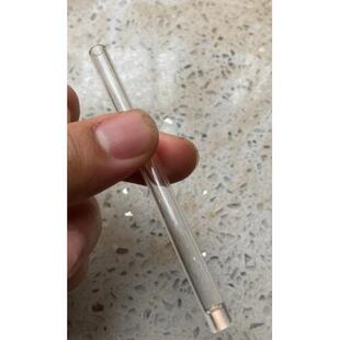 实验室6mm氯化银参比电极4mm玻璃盐桥带多孔陶瓷  镀层氯化银丝