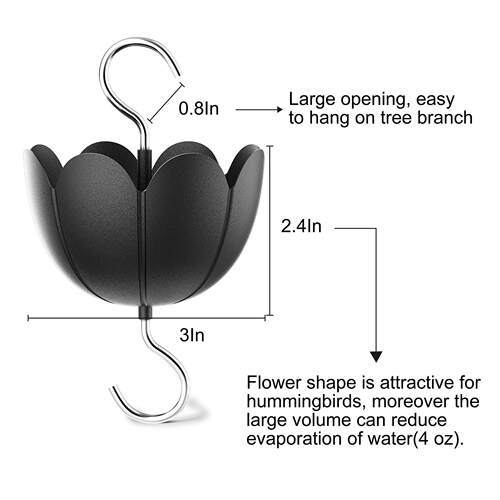 蜂鸟喂食器防蚂蚁挂钩 防蚂蚁钩护城河Hummingbird Feeder hook