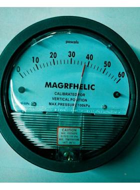 订货 气体压差表 PASCALS MAGRFHELIC 0-60PA 压差计  压力差压表