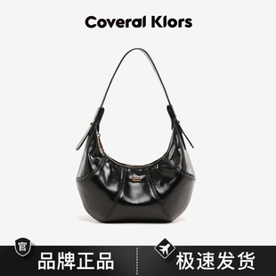 卡尔 蔻斯潮酷棒球腋下包CK2460236黑色