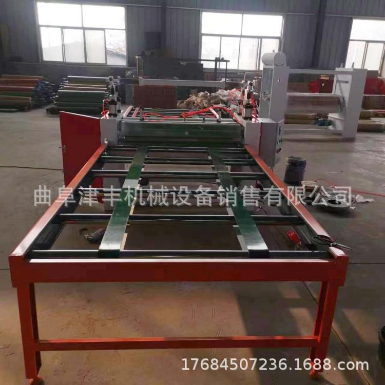 防镀锌钢板彩钢板PC膜贴面机 PUR热熔平贴V机JF-1300 胶火皮铝板