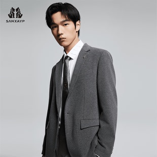 商务西装 修身 外套小单西 休闲西服秋冬新款 上下衣品高端男士