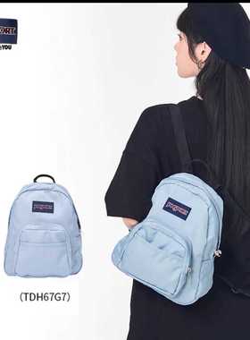 JanSport杰斯伯新潮百搭ins迷你双肩背包mini时尚女蜜蜡粉TDH6