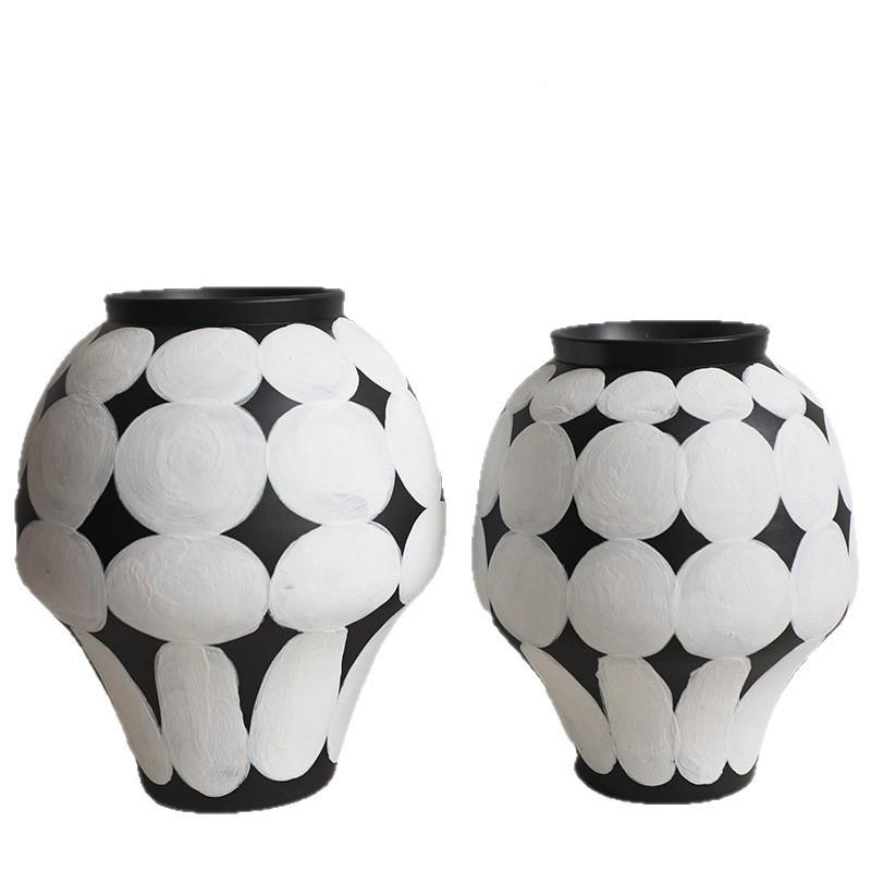 景德镇复陶瓷CEB陶花瓶古怀旧手工酒店民风宿诧寂插花禅意摆件粗