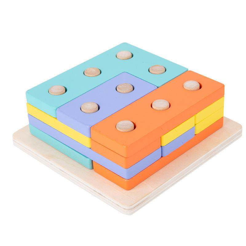 儿童木制三合一形状套圈智力拼图拼板套柱拼装配对早教益智玩具,玩具/童车/益智/积木/模型,其它玩具,淘宝优惠券,粉丝福利购,淘宝优惠卷