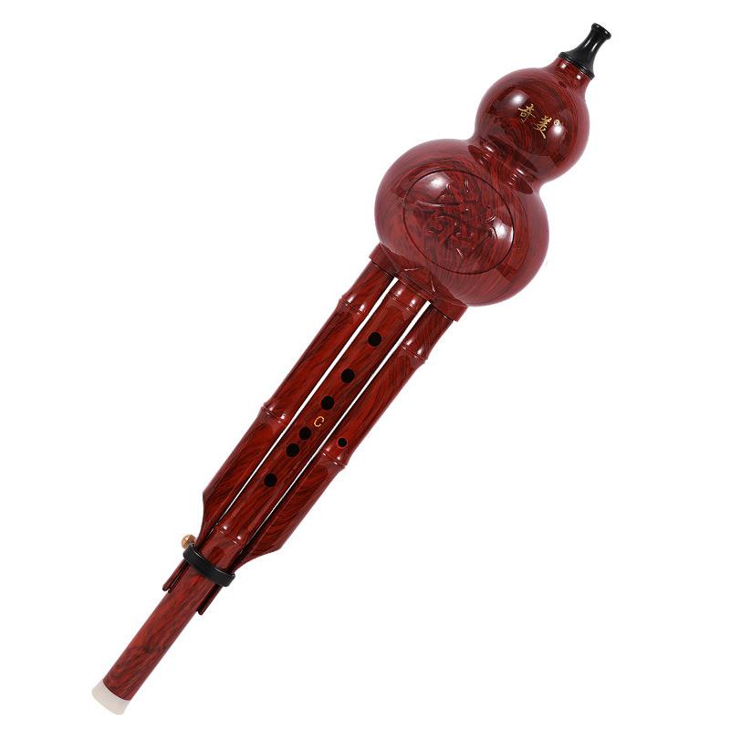 DTL器仿红c调葫芦丝民族乐初学小学生木B乐器教学降调葫芦丝