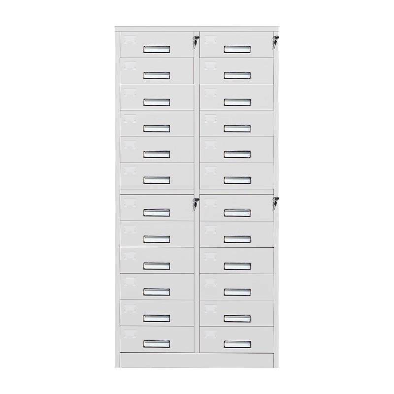 办公室24斗铁皮文件柜抽屉式多层档案资料工具收纳柜带锁储物柜子,商业/办公家具,办公储物柜,淘宝优惠券,粉丝福利购,淘宝优惠卷