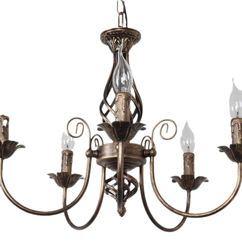 美式复古吊简约蜡烛灯餐厅咖啡店旧室做灯灯创意卧热销