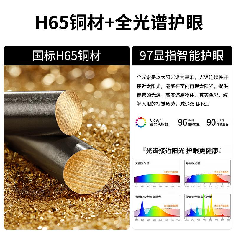 全铜餐厅灯冰裂纹吊灯北欧现代简约前台会议室一字灯百搭树脂灯罩