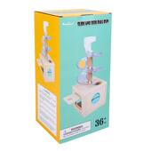 婴儿童木质螺旋转转球滚滚乐宝宝早教益智玩具轨道球滑沙球塔