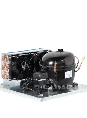 QD180C压缩机冷凝机组R134A冰箱冷柜制冷外机机组风冷冷凝器