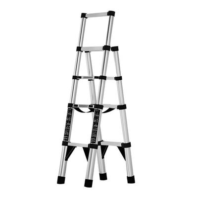 加厚不锈钢梯子人字梯家用折叠多功能室内楼梯升降收缩伸缩梯扶手