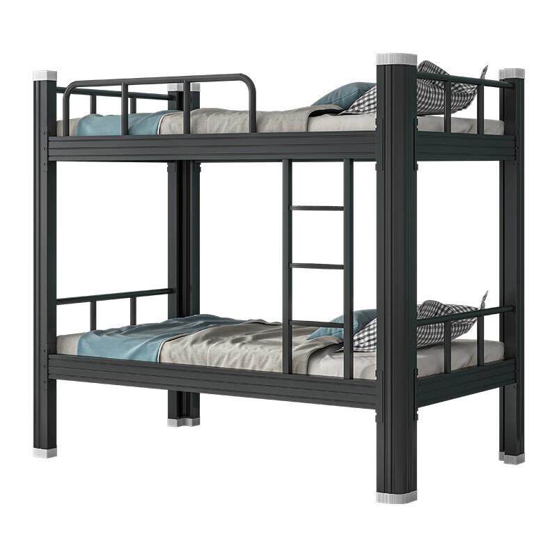 上下铺双层床学校学生员工宿舍铁架床家用双人钢制床公寓高低床