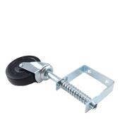 4寸5寸庭院承重支撑底轮静音脚轮减震轮升降伸缩大门弹簧轮轮