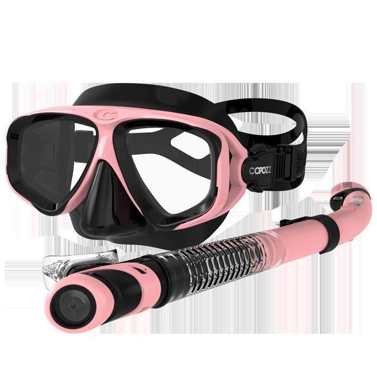 COPOZZ浮潜装备三宝潜水面镜呼吸管器套装全干式近视游泳眼镜面罩,户外/登山/野营/旅行用品,面镜,淘宝优惠券,粉丝福利购,淘宝优惠卷