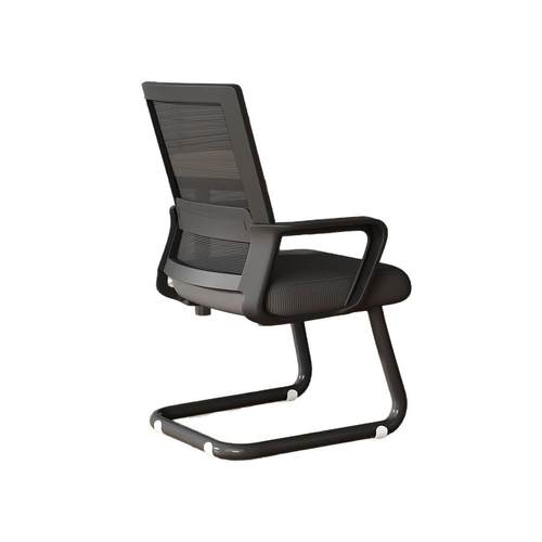 电脑椅子久坐舒服会议办公休闲座椅不带轮滑靠背椅家用舒适书桌椅