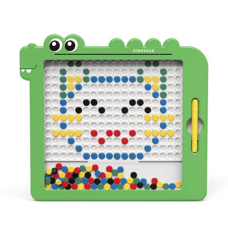 热卖塑料恐龙磁力磁性运笔画板锻炼儿童启蒙磁力拼图益智玩具,玩具/童车/益智/积木/模型,画板,淘宝优惠券,粉丝福利购,淘宝优惠卷