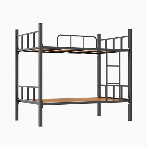 加厚钢制上下铺床双层方管床宿舍床学生高低床工地架子两层铁艺床