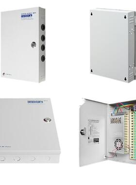 监控电源箱12V24V4路9路18路5A10A20A30A18路监控集中供电箱电源