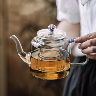家用 玻璃煮茶壶耐高温煮茶器高档泡茶壶专用电陶炉煮茶炉茶具套装