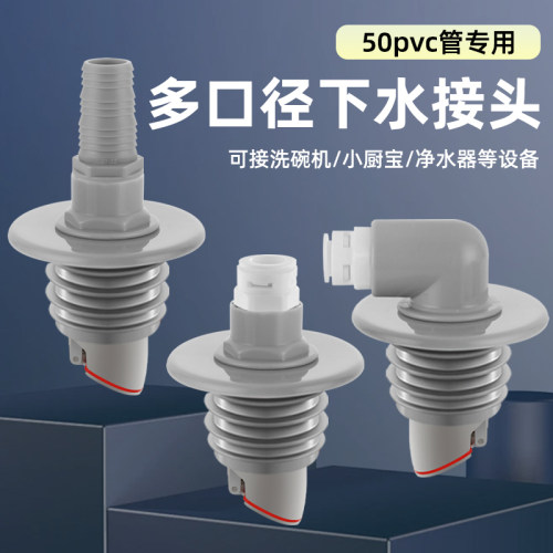 洗碗机烘干机洗衣机下水接头防臭