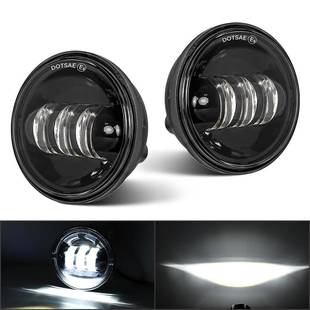 4.5寸30W雾灯黑色不带天使眼适用哈雷戴维森改装 转向辅助侧灯
